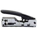 Miniatyrbild 5 av 5: Combo Nätverksverktyg Rj45 Verktyg Telecom Crimpning Crimper Kompatibel Rj45 Cat7 Cat6a（SvartSilver）