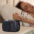 Miniatyrbild 4 av 5: Trådlös Bluetooth-högtalare, utomhuskortinsättning, subwoofer, minidator, bärbart solsystem, lätt att bära för hand（Blå）