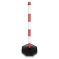Miniatyrbilde 2 av 2: Advarselssøyle elastisk søyleisolasjonspæl autovern trafikkfasiliteter veisperring kjegle (85X28,5cm, rød)