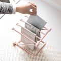 Miniatyrbillede 2 af 5: Sammenklappelig køkkenrulleholder opvask klud dræning organizer svamp holder（Blå）