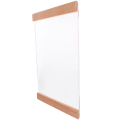 Miniatyrbillede 2 af 2: Akryl foto ramme certifikat display rack akryl væg lærer fil rack A4 væg ramme (35.00X21.00X1.80CM, som vist på billedet)