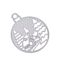Miniatyrbild 2 av 4: 1 st julstjärna stansform i metall för stansning och prägling, gör-det-själv-album, skrapbok, pappershantverk (silver)