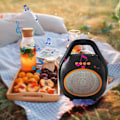 Miniatyrbild 2 av 5: Bärbar Bluetooth-högtalare med hög volym Squares Dance Bluetooth-högtalare med bländande ljus Utomhus bekväm Bluetooth-högtalare FAN0473（Svart）
