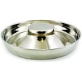 Miniatyrbilde 4 av 5: Rustfritt stål hundematbolle 2 valpefôrmatingskål | Sølv Rustfritt stål hundematbolle | Sett med 2 deler | 29 cm