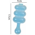 Miniatyrbild 2 av 5: Sushiform Risbollform Set, 1 st Sushirisform, 1 st Risbollsskakare med Risspade (Blå,)