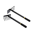 Miniatyrbilde 2 av 5: 4 stk manganstål hagespade (svart/gul)