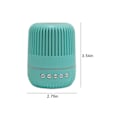 Miniatyrbild 3 av 5: Mini trådlös Bluetooth-högtalare utomhus bärbar plug-in-kort U-disk multifunktionell sju-färgade lampor Bluetooth liten stereo（Grön）