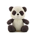 9 tum söt panda djur plyschdocka fylld leksak soffa stol soffa säng dekor (Panda)
