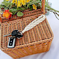 Miniatyrbillede 5 af 5: Bohemian Lace Keychain Armbånd Håndlavet Håndleds Nøglering Holder Håndleds Lanyard Damer Piger
