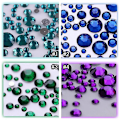 Miniatyrbillede 3 af 5: ND05 3D Neglekunst Rhinestone Mix Størrelser Ab Farver Flad Bund Kameleon Neglestifter
