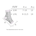 Miniatyrbild 1 av 4: Soothe Socks Neuropati Kompression Ankel Fotvalvsstöd Skydd Smärtlindrande Strumpor! (L XL, Svart)