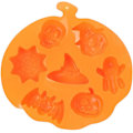 Miniatyrbillede 1 af 5: Silikone græskar kageform Halloween jul spøgelse græskar muffinform måne slik kage isform