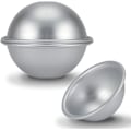 Miniatyrbillede 1 af 5: En aluminium bageform (10 cm) halv kugle kagekopper dessert budding