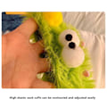 Miniatyrbillede 2 af 4: Dame Jule Strømper Varme Hyggelige Fluffy Tegneserie Monster Strømper, Fuzzy Hyggelige Strømper（Lilla）