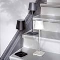 Miniatyrbillede 3 af 5: Dæmpbar trådløs bordlampe 3-vejs aluminium trådløs lampe til læsning (sort)