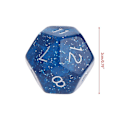 Miniatyrbilde 4 av 5: 12-sidet astrologi stjernetegns terning i akryl for stjernebilde spådomsleker