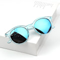 Pikkukuva 1 / 4: Retro Vintage Uv400 aurinkolasit_cc（Sky Blue）