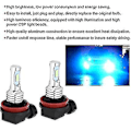 Miniatyrbilde 5 av 5: Led Tåkelyspære, H11 80w 8000k 12-24v Universal Led Tåkelyspære Lampe Is 2stkblå_cc