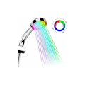 Miniatyrbild 4 av 5: LED-duschmunstycke handdusch med 7 färger - Justerbart vattenflöde