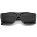 Pikkukuva 1 / 5: Retro Flat Top Leveät Sanka Eazy E Style Suorakulmaiset Aurinkolasit 57mm（Kilpikonnansavu）