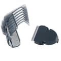 2 st/set Hårklipparkam + Hårklippare för Qc5105 Qc5115 Qc5155 Qc5120（Grå）