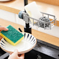 Miniatyrbild 3 av 5: Diskhoorganiseringsställ Hållare Stansfri Rotationsbar Diskställ För Kök Arbetsplats Badrum