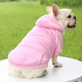 Pikkukuva 2 / 4: Koiravaatteet Talvi Lemmikki Huppari Bulldog Chihuahua Vaatteet Lemmikkitarvikkeet（l，pink）