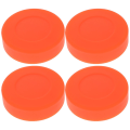Pikkukuva 1 / 3: 4 kappaletta jääkiekkoja kumijääkiekkoja jääkiekon harjoitteluvälineitä (7X7cm, oranssi)