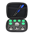 Miniatyrbild 1 av 5: Analog Joystick Ersättningsknappar för Controller Cover Gamepad Full Caps (Grön)
