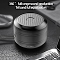 Miniatyrbild 5 av 5: Bärbar högtalare Bluetooth-högtalare Trådlös högtalare Bluetooth 5.0 Minihögtalare（Svart）