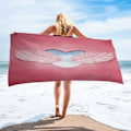 Miniatyrbild 2 av 5: Lätt handduk, badhandduk, strandhandduk Mikrofibermaterial lämplig för strand spa hotell resort camping resor vandring utomhuskonsert(m)