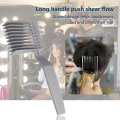 Pikkukuva 2 / 5: A Haircut Fade Combs, Professionally Curved Positioning Comb, Gradienter Design Hair Cutting Comb With Ergonomic Design, Comb For Barbe At Home（Gray）