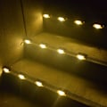Miniatyrbillede 2 af 4: 2023 Ny Opgraderet Vandtæt Solcelledæklys Udendørs LED Varm Lampe til Baggård, Trin, Hegn, Have, 8 Stk