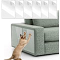 Miniatyrbillede 1 af 2: 6 stk. Sofa Cat Scratch Protection, 45 cm x 20 cm, Transparent Cat Scratch Protection Furniture, Scratch Protection til Sofa