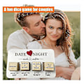 Miniatyrbilde 3 av 5: Terningspill for par på date night - Morsomme romantiske jubileumsgaver i tre for ham A