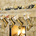 Miniatyrbild 3 av 3: 6 st julstrumpehängare klämma krok metallkrok multifunktionell krok för mantel juldekoration（silver）