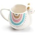 Miniatyrbillede 2 af 3: 3d Alpaca Llama Kaffe Krus Med Håndtrykte Designs, Keramisk Sød Krus Håndlavet Kop Fødselsdagsgaver Til Pige