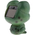 Miniatyrbild 5 av 5: 2 st Resin Grön Groda Staty, Solcellsbelysning Utomhus LED-Ljus Ögon Djur Staty