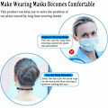 Miniatyrbild 4 av 5: Mask Fastener Hooks Ear Loops Silicone Extension Strap Hearing Protection Buckle (5 PCS)