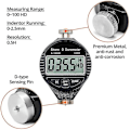 Miniatyrbillede 4 af 5: 0-100hd Shore D Hårdhed Durometer Digital Durometer Skala Med Stort Lcd Display Til Gummi, Plast