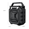 Miniatyrbild 3 av 5: Trådlös intelligent 5.0 Bluetooth liten högtalare utomhus bärbar hög elasticitet radio trådlös bärbar mini ljud hemma subwoofer（svart）