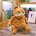 Miniatyrbillede 4 af 4: Fed Orange Plys Kat Plysdyr Legetøj, Jule Fødselsdagsgave Til Børn 3+