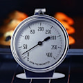 Miniatyrbild 1 av 5: Ugn och grilltermometer, övervakningstermometer för grillar/rökare (matlagning)