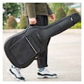 Miniatyrbild 1 av 5: Gitarrväska Oxford Nylon Vattentät Gitarrfodral med Externa Fickor Överdrag för Klassisk och Folk Akustisk Gitarr 39'' 40'' 41'', (41 tum svart) 1st