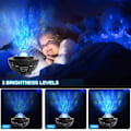 Miniatyrbilde 4 av 5: Stjerneprojektor nattlys - Galaxy Ocean Wave Projector, Starlight Projector Acsergery Gave