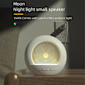 Miniatyrbild 5 av 5: Bärbar högtalare med färgad Bluetooth-högtalare Bluetooth 5.0 Även AUX-kabel (vit)