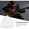 Miniatyrbild 3 av 4: Led-lysande gitarrplektrum, basplektrum basgitarr elgitarrplektrum Led-gitarrbasplektrum, akustisk gitarrlysande plektrum-hhny（3 st - 3 färger）