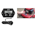 Miniatyrbild 4 av 5: 2st Bensinmotor Tändstift Timmer Ersättningsbart Batteri Vattentät Induktion Digital Display 2 4 S