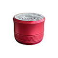Miniatyrbild 1 av 5: Nytt kort Mini Bluetooth-högtalare Metall Hög volym Subwoofer Hemma Utomhus Bärbar Present Ljudsystem 20240143（Röd）