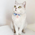Miniatyrbild 3 av 5: Katt leksak, mjuk bomull polyester katt leksak med klocka och fjäril tillbehör, perfekt för engelska, japanska och koreanska älskare stark hållbarhet